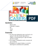 Receta Plastilina