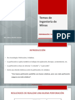 1.0 Perforación y Voladura de Rocas Avanzada - 2018-1