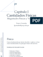 Magnitudes Fisicas y Vectores