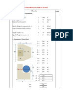Ref. 1. Basic Design Data & Assumptions Calculation: Design Calculations For Horizontal Thrust Blocks