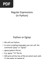 Regular Expressions Python