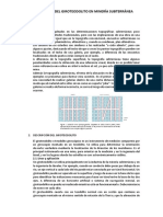 Aplicación Del Giroteodolito en Minería Subterránea