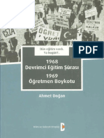 Ahmet Doğan 1968 Devrimci Eğitim Şurası 1969 Öğretmen Boykotu Bilim Ve Gelecek Kitaplığı