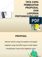 Tata Cara Pembuatan Proposal