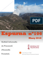 Espurna Butlletí Informatiu de Prevenció Dincendis Forestals Març 2018