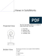 Drawing Views in SolidWorks ANSWERS