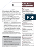 Safe Blood Components