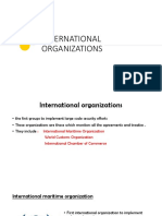 International Organizations