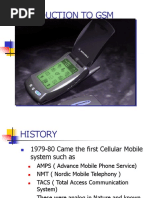 GSM History