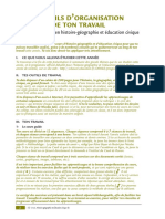 Conseils D'organisation de Ton Travail - His-Géo-EC