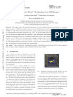 Deep Learning For Target Classification From SAR Imagery: Data Augmentation and Translation Invariance