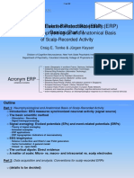 Evoked and Event-Related Potentials (ERP) Event Related Potentials (ERP) : Basics (Part 1)