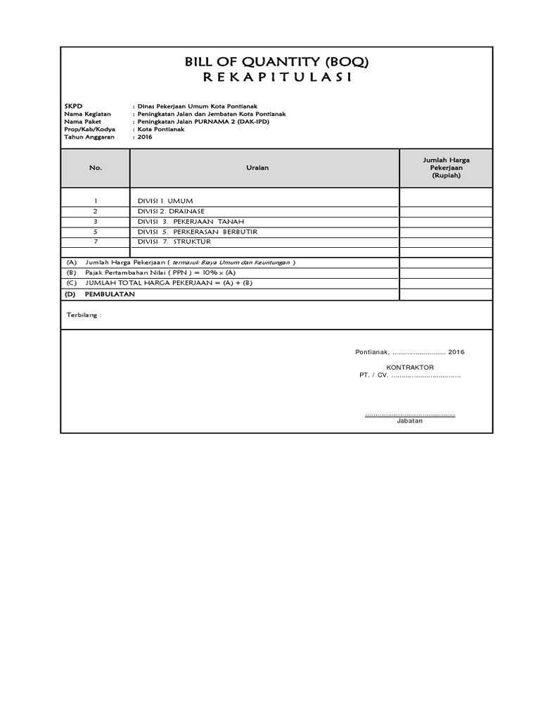 Boq Rab Jalan Purnama 2 - (Dak-Ipd)  PDF