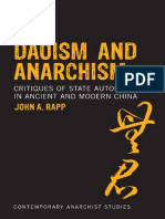 Daoism and Anarchism Critiques of State Autonomy in Ancient and Modern China