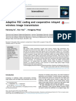 Adaptive FEC Coding and Cooperative Relayed Wireless Image Transmission