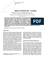 Biodegradation of Mineral Oils - A Review