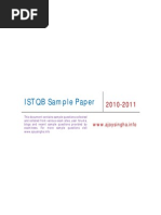 500 ISTQB Sample Papers 2010 2011