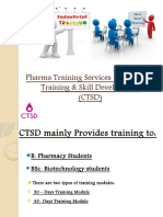 Pharma Training Services - CTSD India 