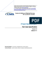 Test Case Specification