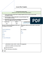 Lesson Plan Template: Identify Big and Small