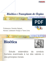 Bioetica e transplante de órgãos.ppt