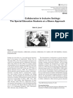 Jones 2012 Fostering Collaboration in Inclusive Settings