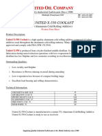 X-550 Coolant Product Bulletin