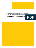 Competencias Laborales en La Empresa Cerro Prieto