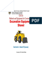 Excavation Equipment: Shovel Excavation Equipment: Shovel