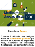 Aula 6 Medicamentos e Drogas de Abuso