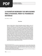 La Filosofia de Heidegger