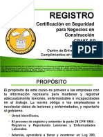 Registro: Certificación en Seguridad para Negocios en Construcción CB107-SP