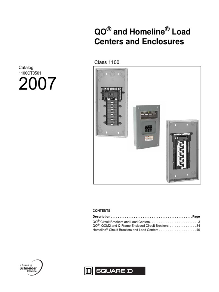 Square D Breakers Qo Vs Homeline