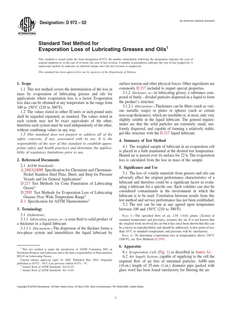 Astm D972 PDF Lubricant Thermometer