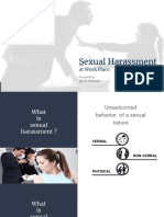 Sexual Harassment at Workplace