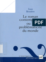 Jean Bessière - Le Roman Contemporain Ou La Problematicité Du Monde PDF