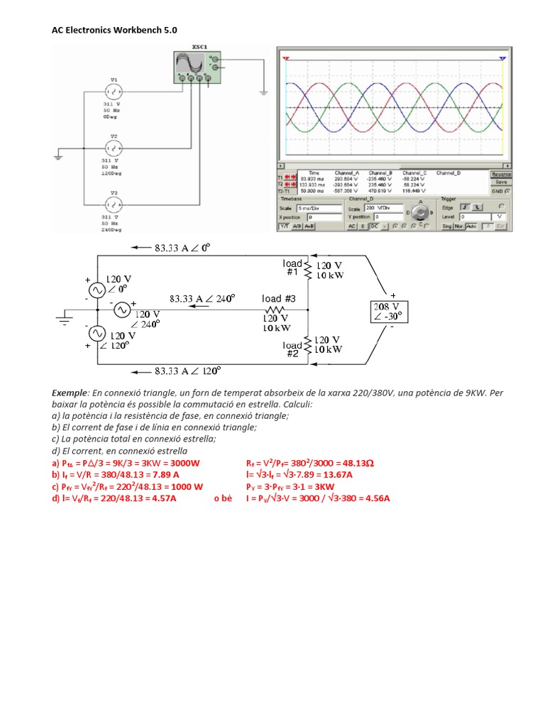 AC Electronics Workbench 5 | PDF | Technology & Engineering