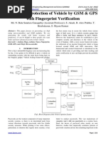 Anti-Theft Protection of Vehicle by GSM & GPS With Fingerprint Verification