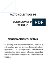 2.1 Pacto Colectivos de Condiciones de Trabajo