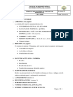 Formato Informe Practicas Pre Profesionales PDF