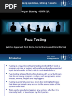 Fuzz Testing: Headstrong - Strong Opinions, Strong Results