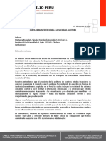 Carta de Manifestaciones - A DOMICILIO PERU