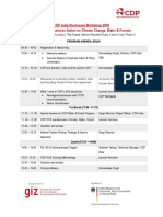 Agenda - Delhi - CDP 2018 Dislcosure Workshop