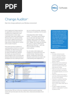 Change Auditor: Real-Time Change Auditing For Your Windows Environment