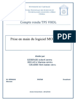 Compte Rendu TP5 VHDL