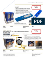 Draper 24 Led Worklight: RRP: Outers: 10.00 Available Qty: 390 Pallet