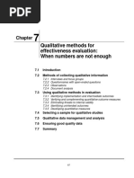 Qualitative Evaluation-Chp 7