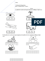 Prueba Diagnóstico Lenguaje 1°