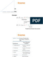 Enzymes: Higher Reaction Rates Milder Reaction Conditions Greater Reaction Specificity