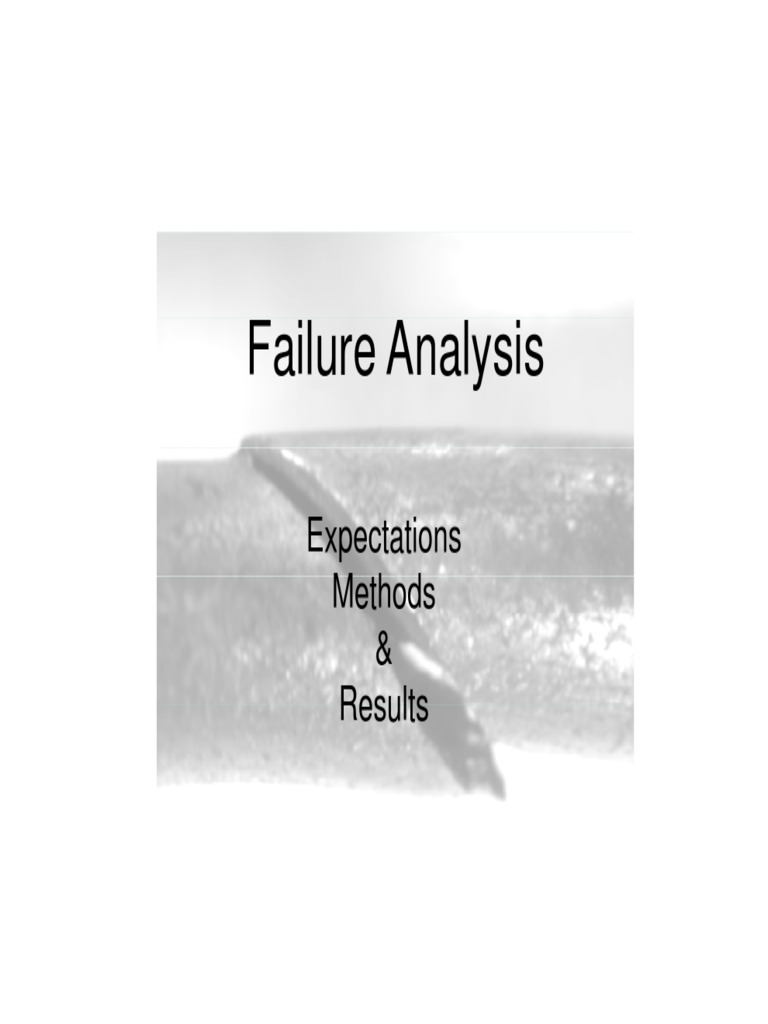 Effective Failure Analysis Techniques | PDF | Building Engineering ...